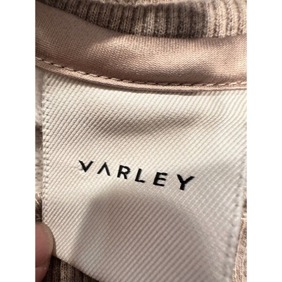 Varley  pullover sweatshirt peached  Marl athleisure minimalist Small ling sleev - Picture 9 of 13